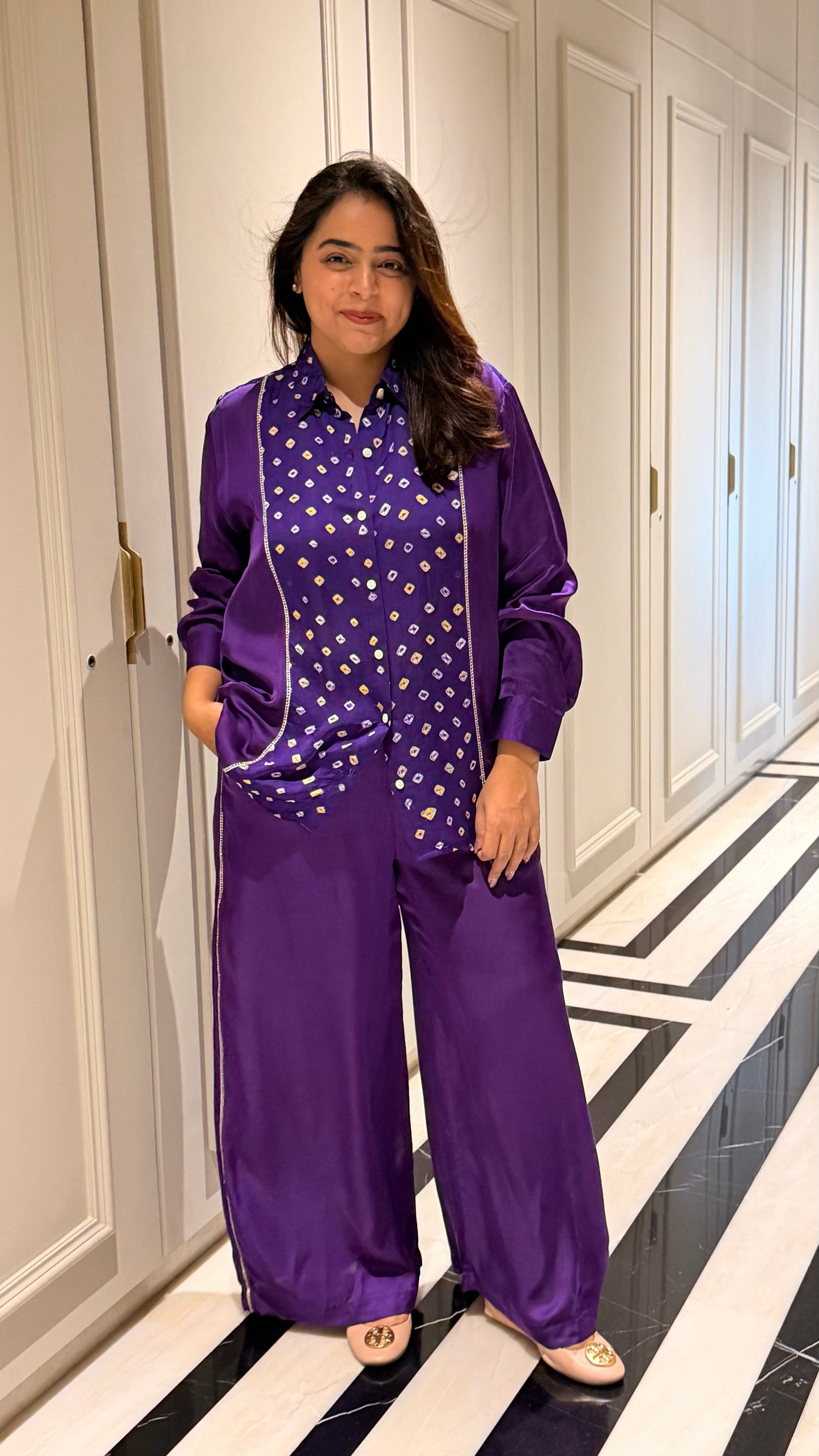 Bandhej Co-ord