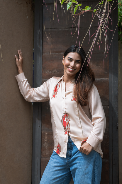 Paisley Ajrak Shirt