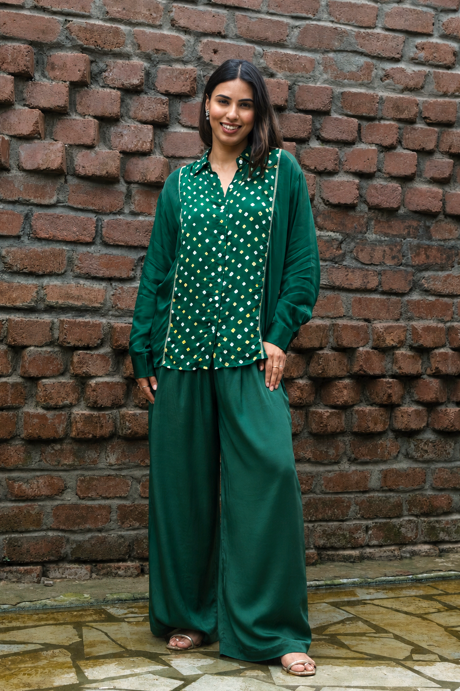 Bandhej Co-ord