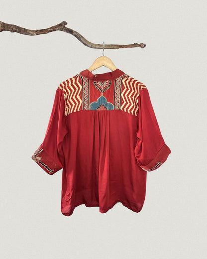 Mehr Crimson Top