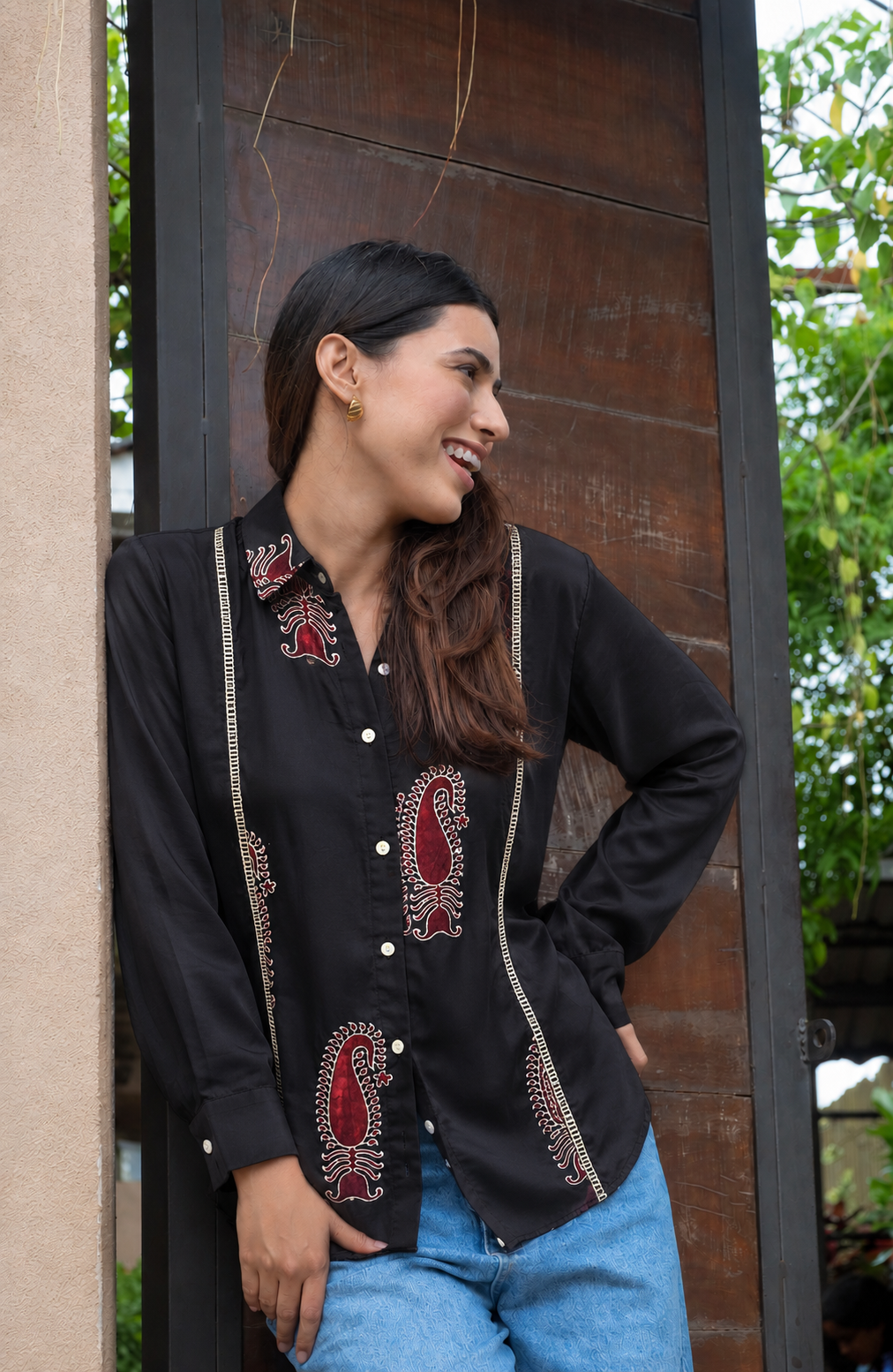 Paisley Ajrak Shirt