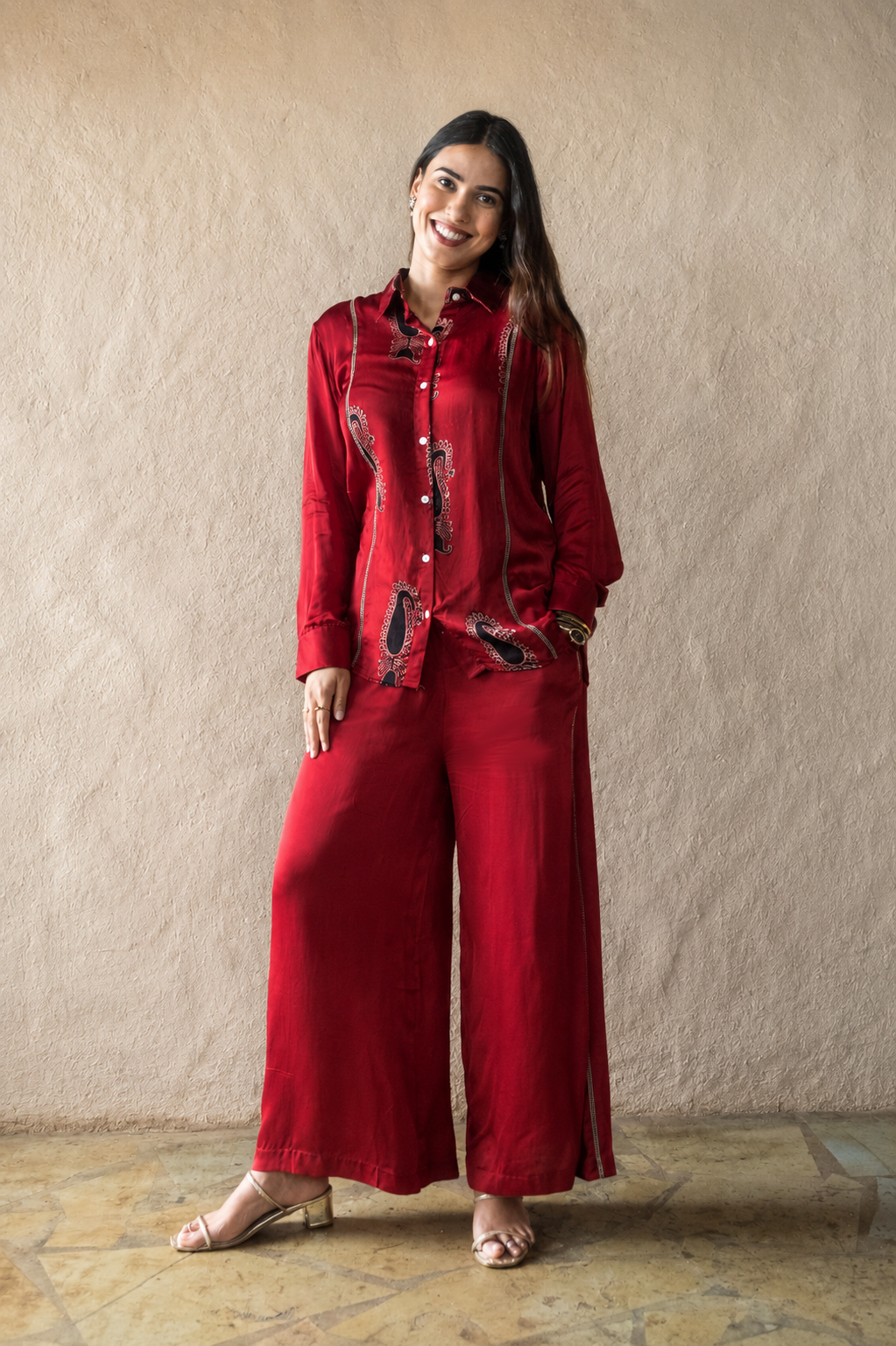 Paisley Ajrak Shirt