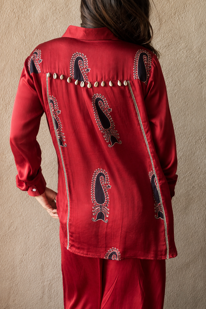 Paisley Ajrak Shirt
