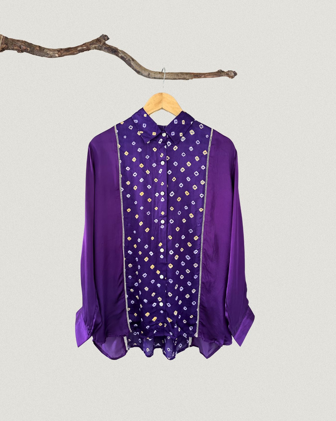 Bandhej Jamun Shirt