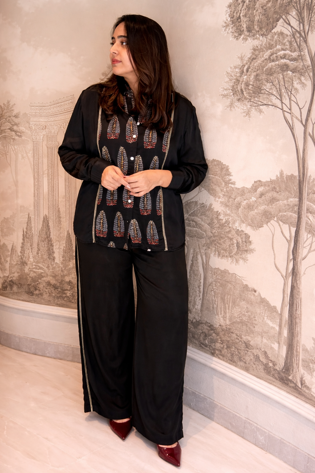 Patra Ajrak Coord Set