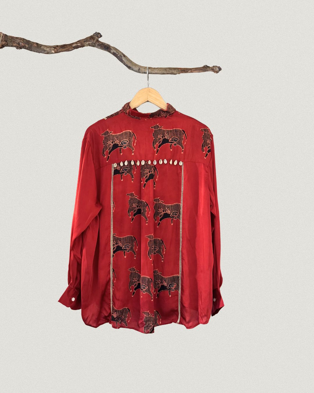 The Nandi Crimson Shirt